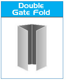 double gatefold brochure